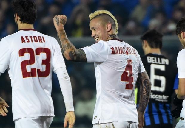 Nainggolan dan Ljajic Balik Keadaan, Ungguli Atalanta 2-1